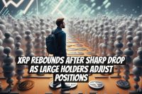 XRP rebounds after sharp drop as large holders adjust positions
