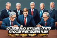 US Lawmakers Scrutinize Crypto Exposure in Retirement Plans