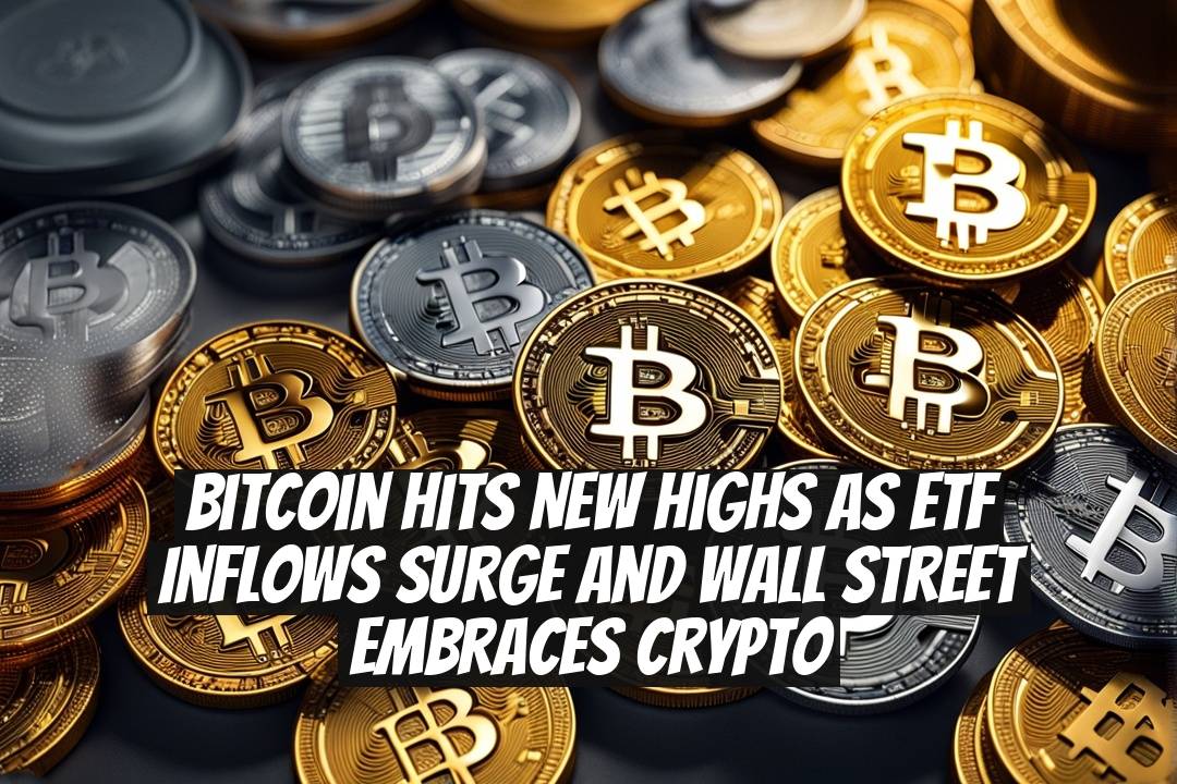 Bitcoin Hits New Highs as ETF Inflows Surge and Wall Street Embraces Crypto