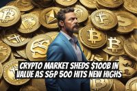 Crypto Market Sheds $100B in Value as S&P 500 Hits New Highs
