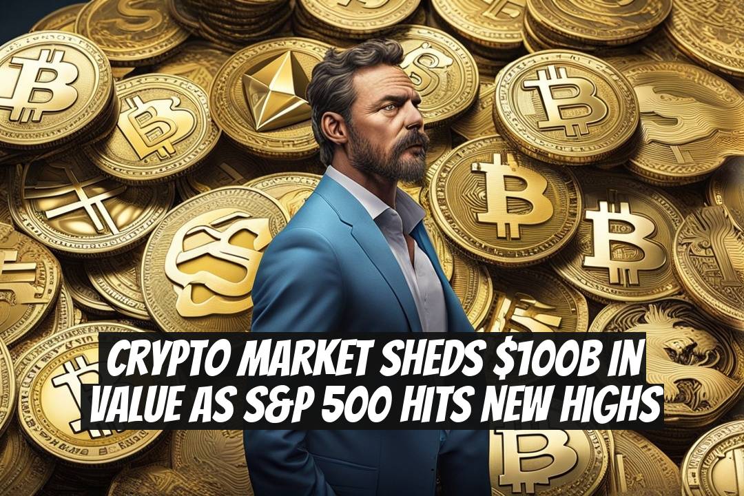 Crypto Market Sheds $100B in Value as S&P 500 Hits New Highs