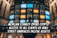 Morgan Stanley Opens Crypto Access to All Clients as Wall Street Embraces Digital Assets