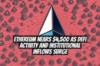 Ethereum Nears $4,500 as DeFi Activity and Institutional Inflows Surge