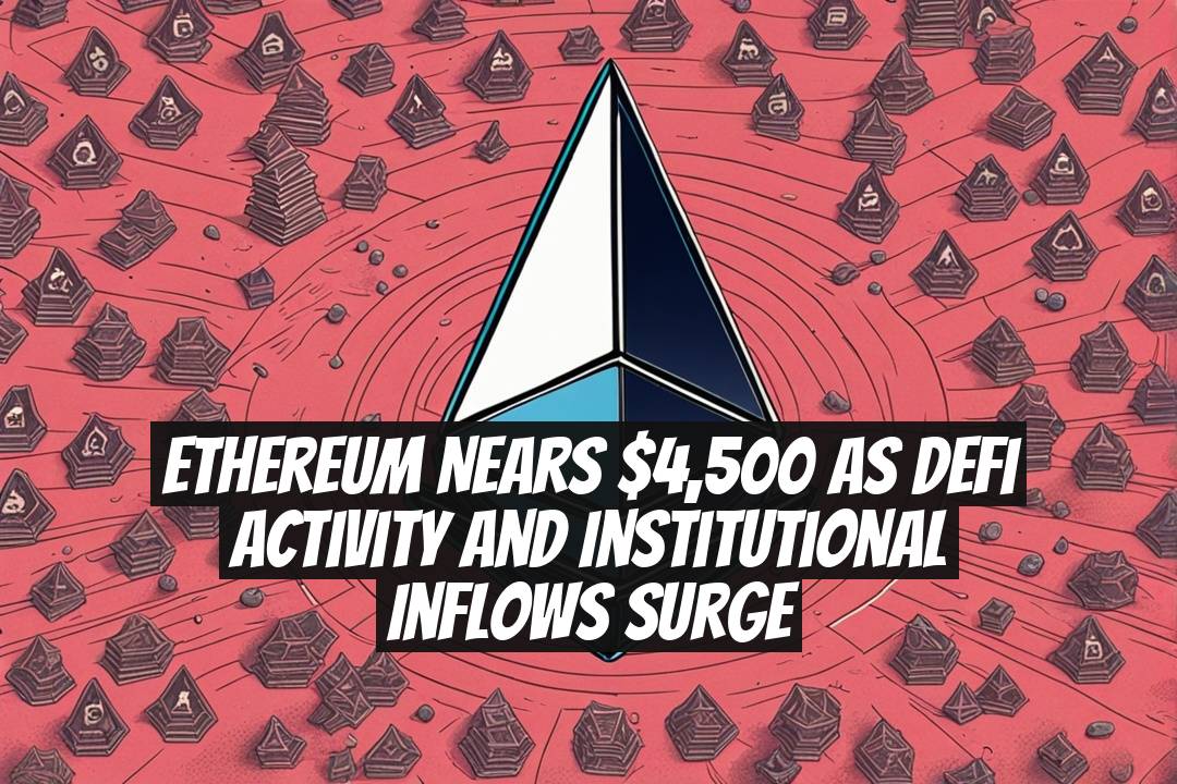 Ethereum Nears $4,500 as DeFi Activity and Institutional Inflows Surge
