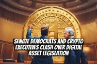 Senate Democrats and crypto executives clash over digital asset legislation