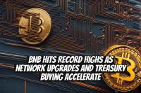BNB Hits Record Highs as Network Upgrades and Treasury Buying Accelerate