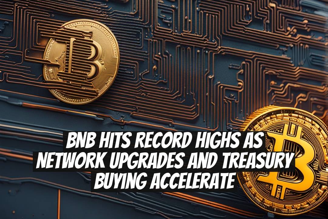 BNB Hits Record Highs as Network Upgrades and Treasury Buying Accelerate