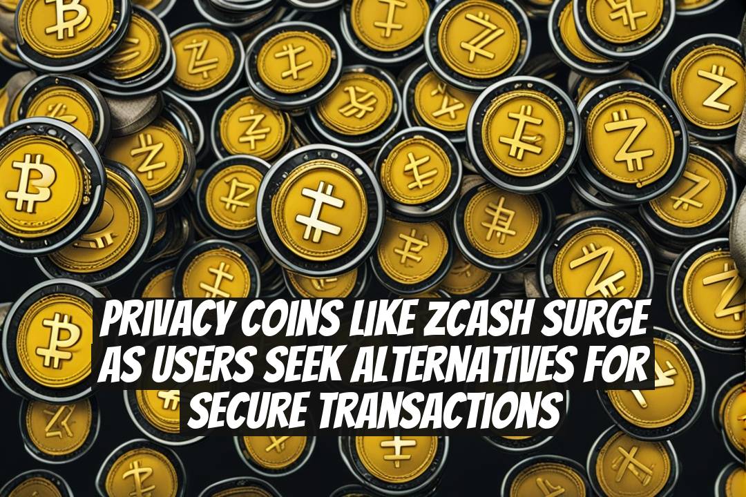 Privacy coins like Zcash surge as users seek alternatives for secure transactions