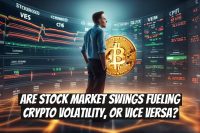Are Stock Market Swings Fueling Crypto Volatility, or Vice Versa?