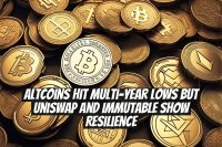 Altcoins hit multi-year lows but Uniswap and Immutable show resilience