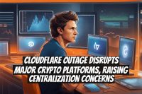 Cloudflare outage disrupts major crypto platforms, raising centralization concerns