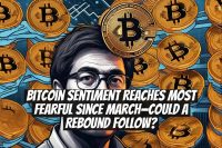 Bitcoin sentiment reaches most fearful since March—could a rebound follow?
