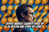 Crypto Market Liquidity Dries Up as Bitcoin and Ether Hit Lows