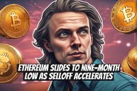 Ethereum Slides to Nine-Month Low as Selloff Accelerates