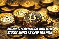 Bitcoin’s Correlation With Tech Stocks Shifts as Gold Ties Fade