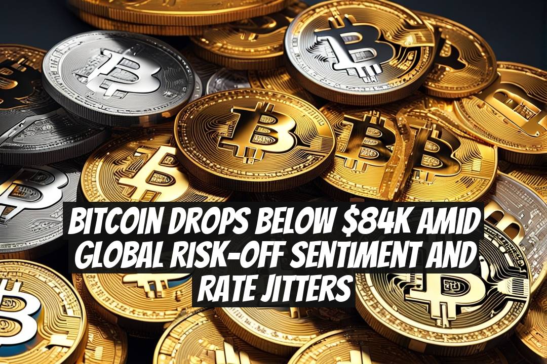 Bitcoin Drops Below $84K Amid Global Risk-Off Sentiment and Rate Jitters