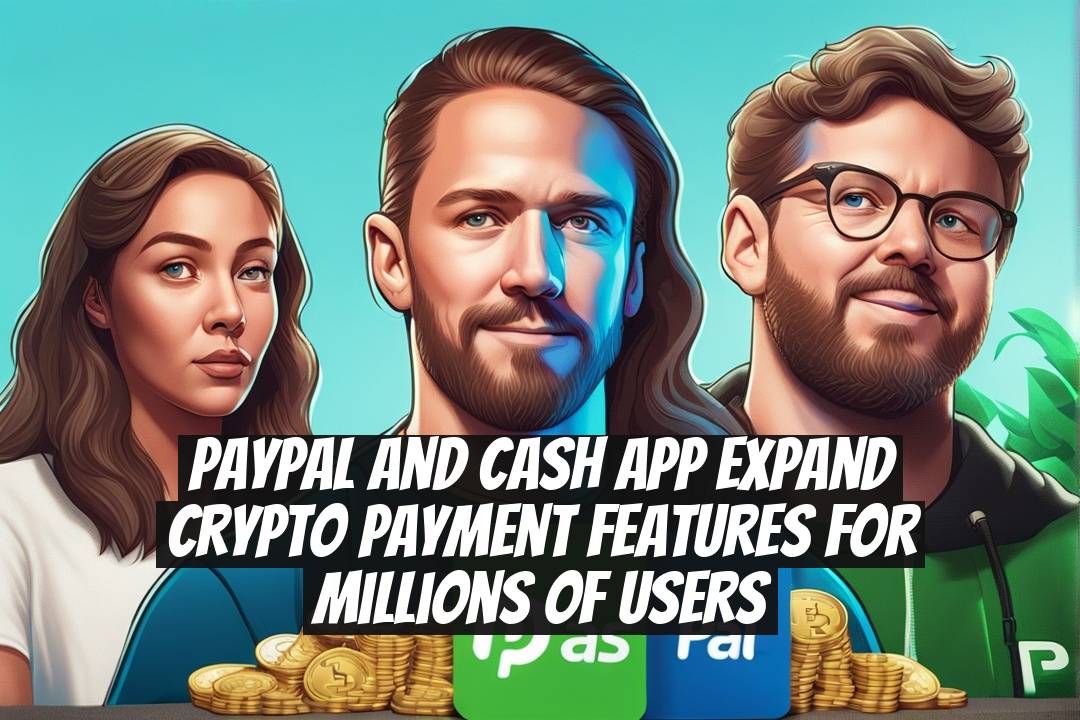PayPal and Cash App expand crypto payment features for millions of users