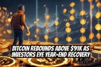 Bitcoin rebounds above $91K as investors eye year-end recovery
