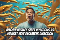 Bitcoin whales shift positions as market eyes December direction