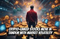 Crypto-Linked Stocks Move in Tandem with Market Volatility