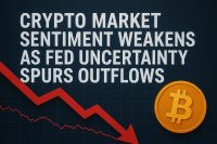 Crypto Market Sentiment Weakens as Fed Uncertainty Spurs Outflows