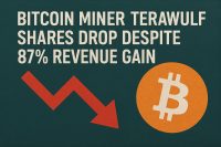 Bitcoin Miner TeraWulf Shares Drop Despite 87% Revenue Gain