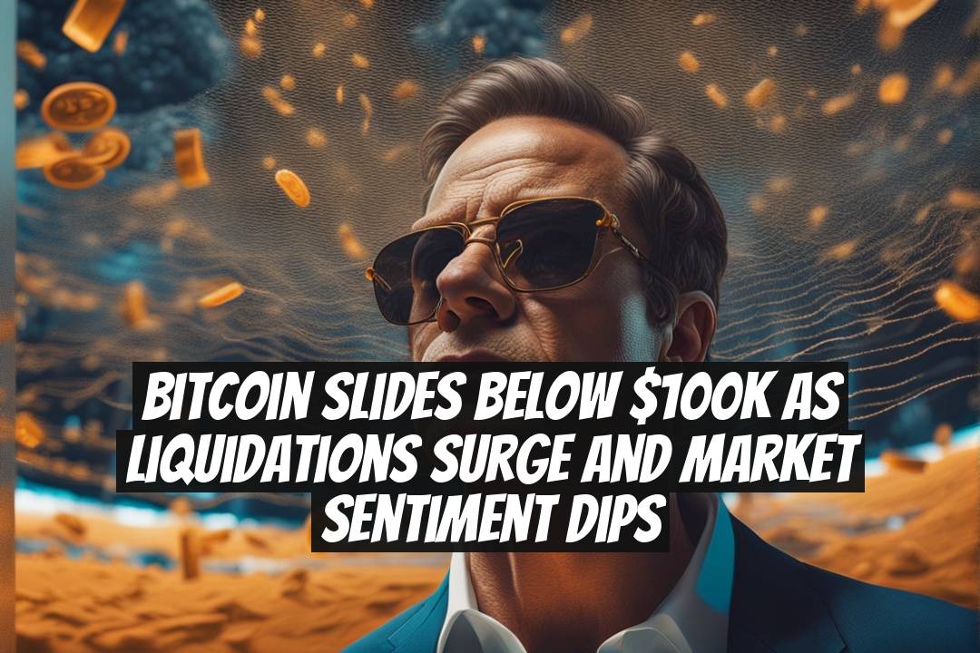 Bitcoin slides below $100K as liquidations surge and market sentiment dips
