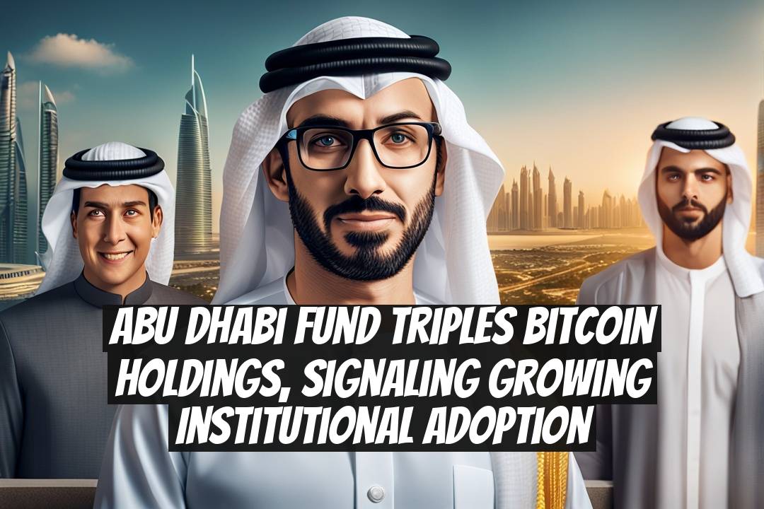 Abu Dhabi Fund Triples Bitcoin Holdings, Signaling Growing Institutional Adoption