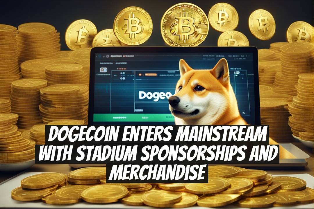 Dogecoin enters mainstream with stadium sponsorships and merchandise