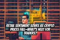 Retail sentiment sours as crypto prices fall—what's next for traders?