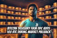 Bitcoin Treasury Firm DDC Adds 100 BTC During Market Pullback