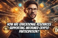 How are educational resources supporting informed crypto participation?