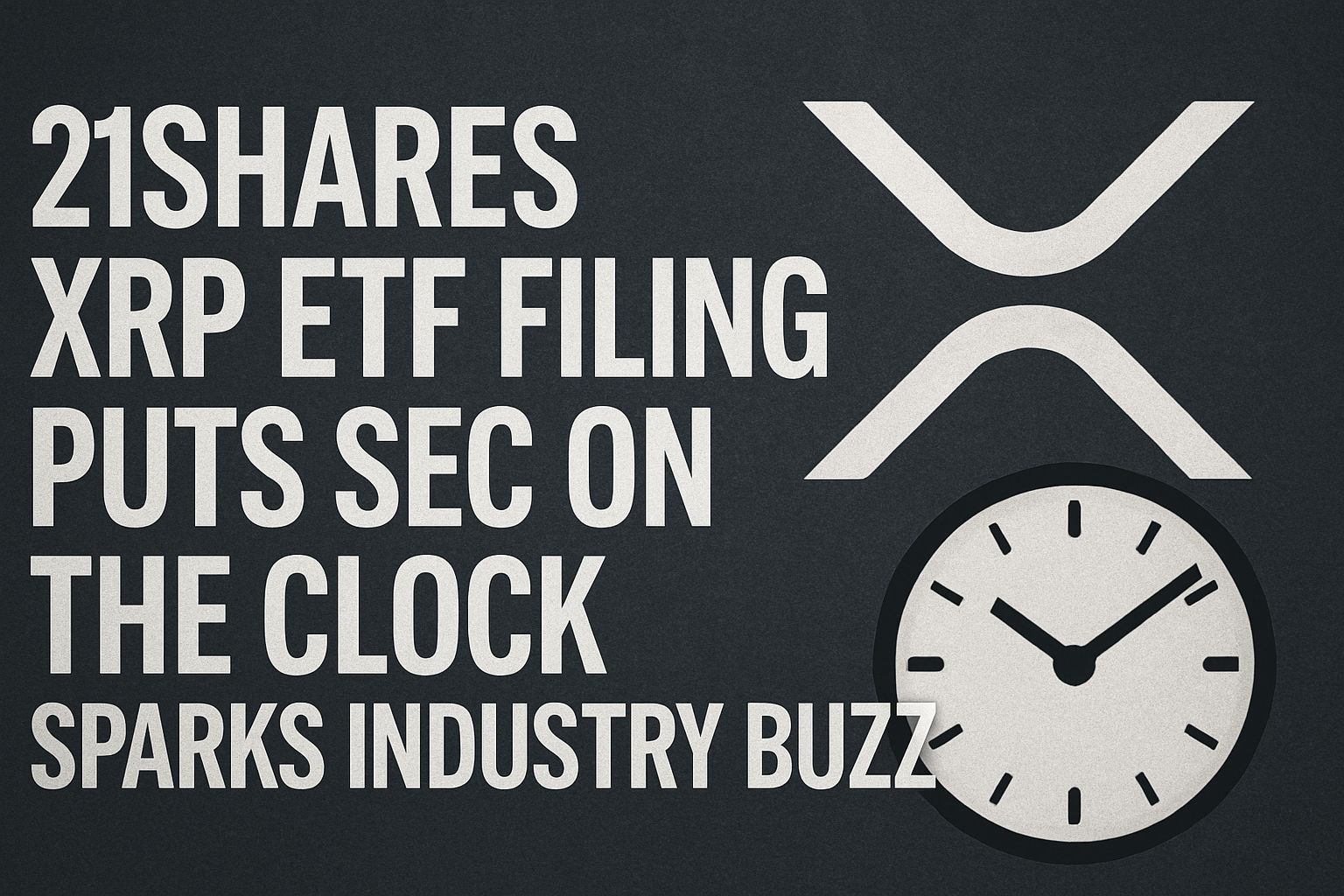 21Shares XRP ETF Filing Puts SEC on the Clock, Sparks Industry Buzz