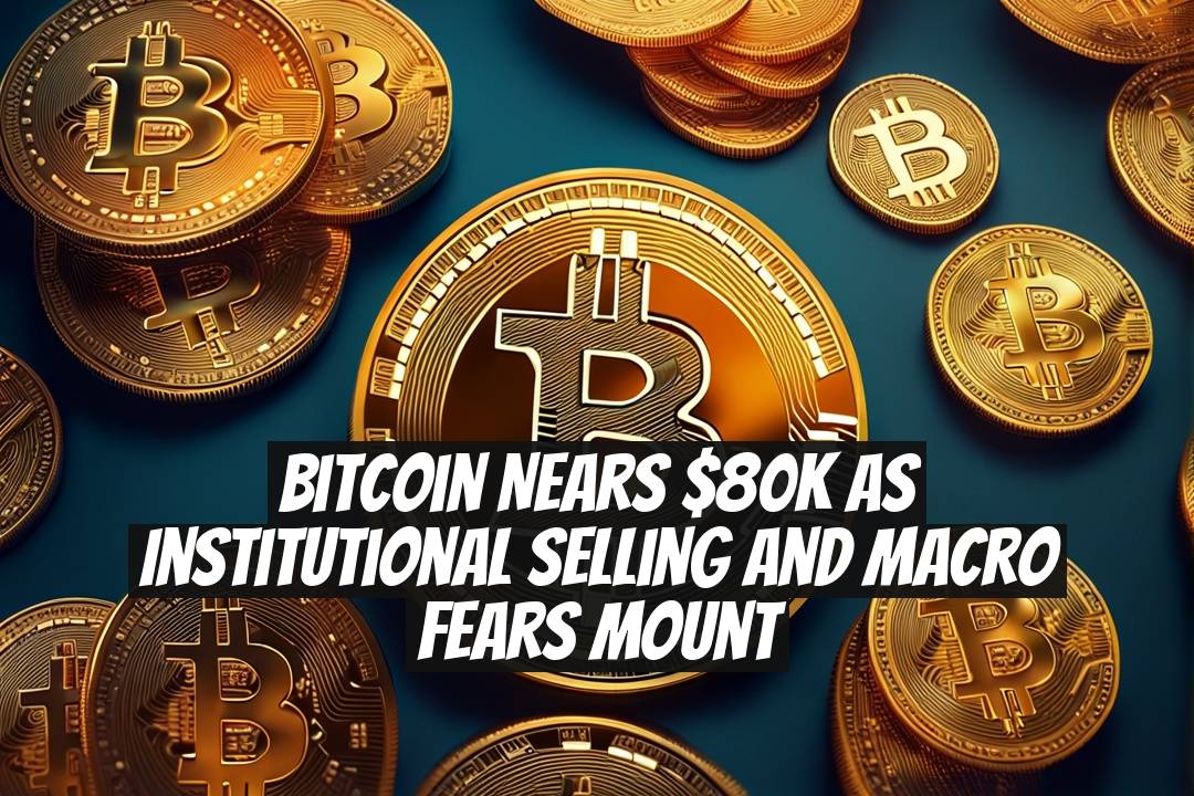 Bitcoin Nears $80K as Institutional Selling and Macro Fears Mount