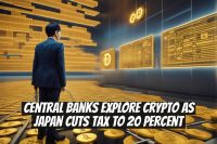 Central Banks Explore Crypto as Japan Cuts Tax to 20 Percent
