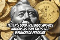 Tether’s Gold Holdings Surpass Nations as USDT Faces S&P Downgrade Pressure