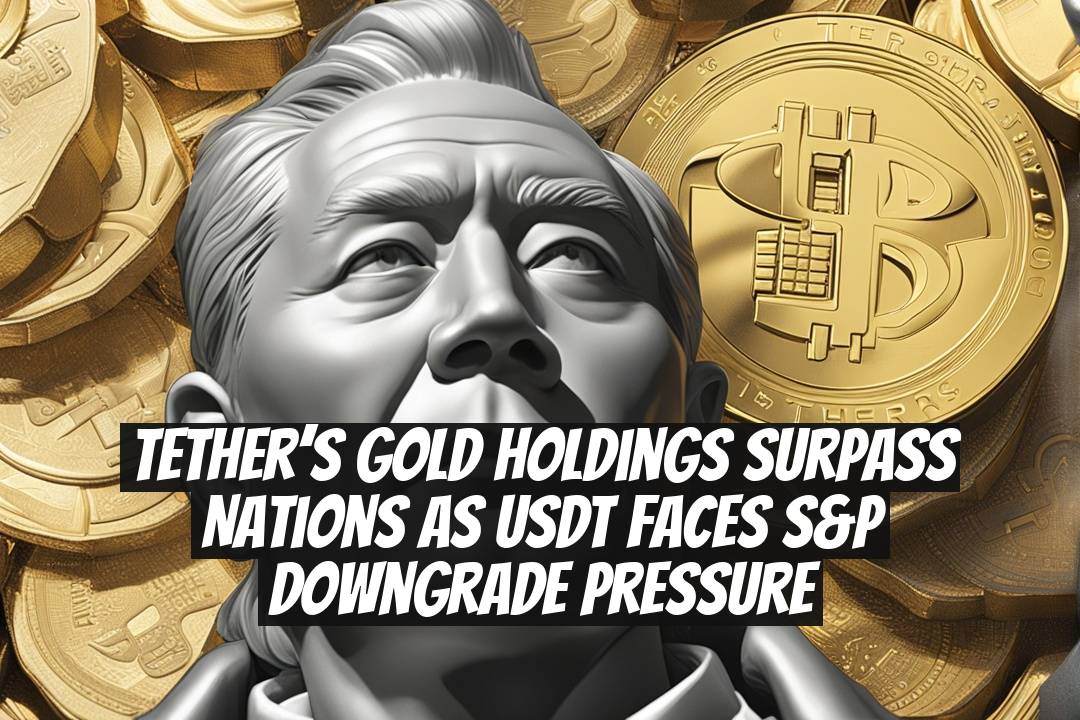 Tether’s Gold Holdings Surpass Nations as USDT Faces S&P Downgrade Pressure