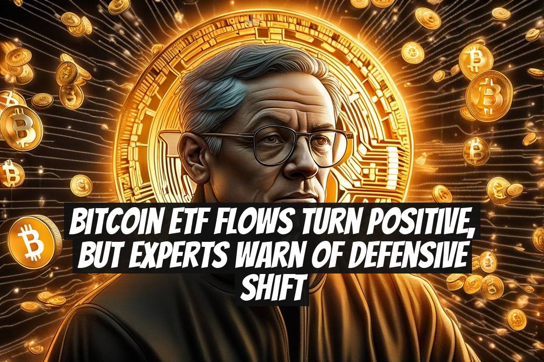 Bitcoin ETF flows turn positive, but experts warn of defensive shift