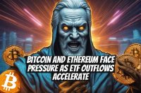 Bitcoin and Ethereum Face Pressure as ETF Outflows Accelerate