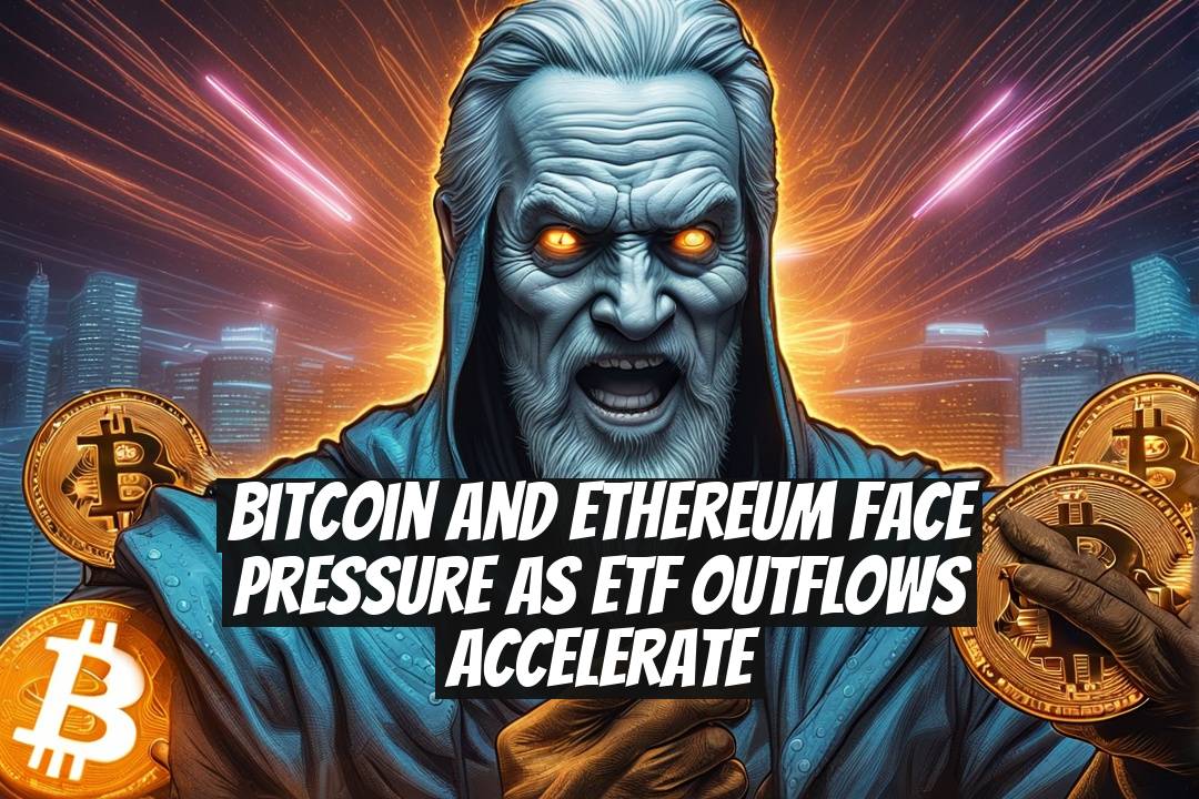 Bitcoin and Ethereum Face Pressure as ETF Outflows Accelerate