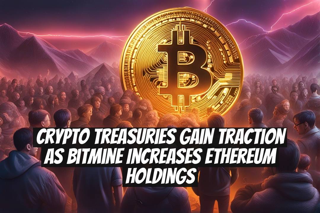 Crypto treasuries gain traction as BitMine increases Ethereum holdings