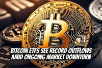 Bitcoin ETFs See Record Outflows Amid Ongoing Market Downturn