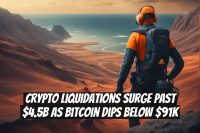 Crypto liquidations surge past $4.5B as Bitcoin dips below $91K