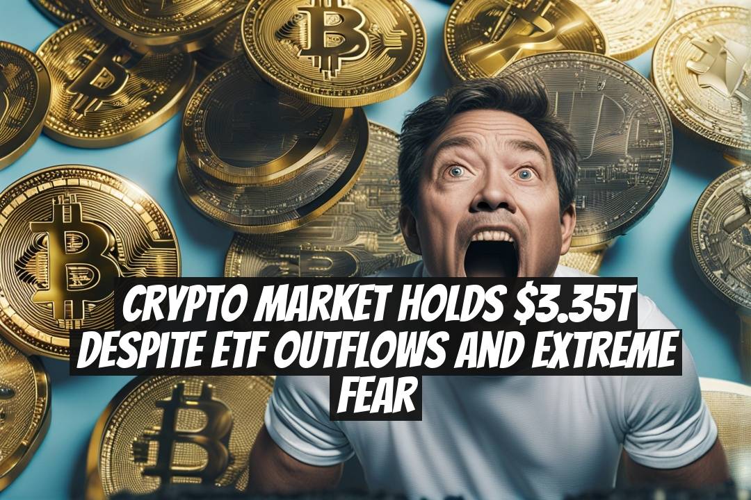 Crypto Market Holds $3.35T Despite ETF Outflows and Extreme Fear