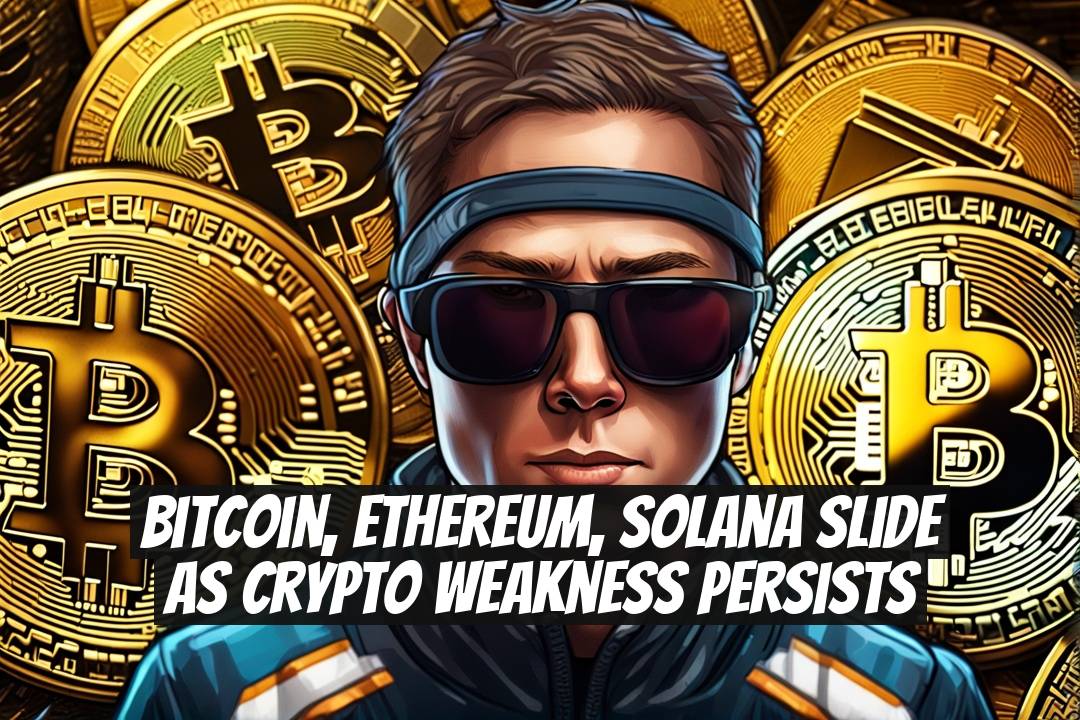 Bitcoin, Ethereum, Solana Slide as Crypto Weakness Persists