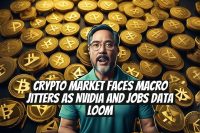 Crypto Market Faces Macro Jitters as Nvidia and Jobs Data Loom