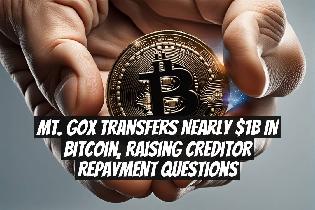 Mt. Gox Transfers Nearly $1B in Bitcoin, Raising Creditor Repayment Questions