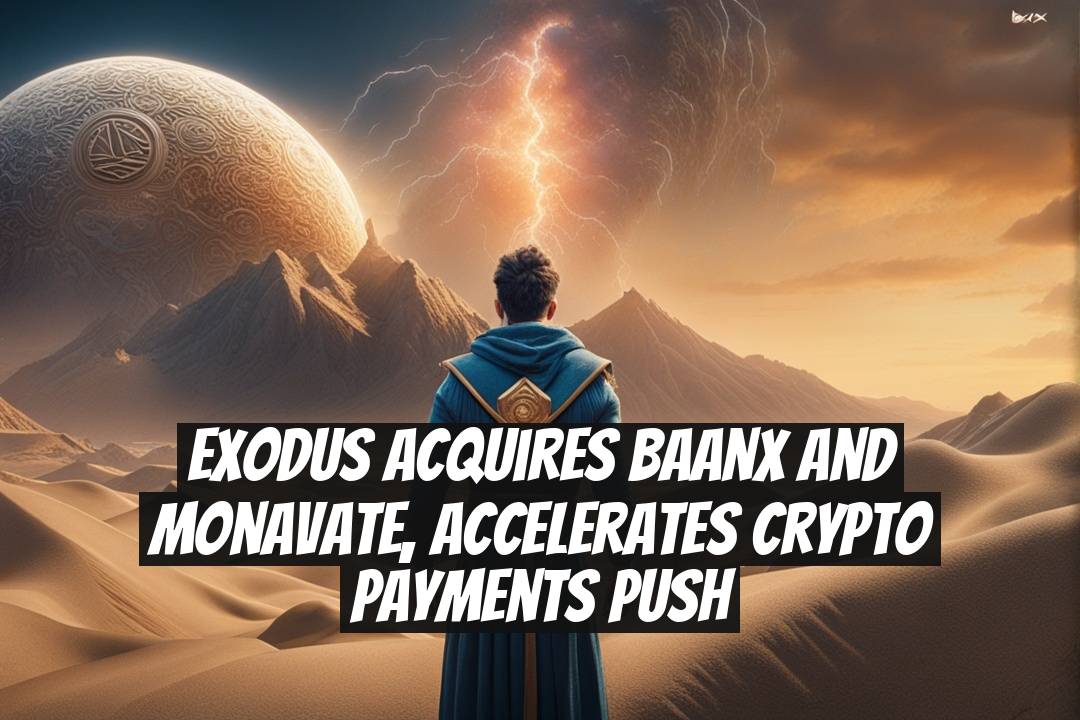 Exodus Acquires Baanx and Monavate, Accelerates Crypto Payments Push