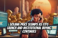 Solana price slumps as ETFs launch and institutional buying continues