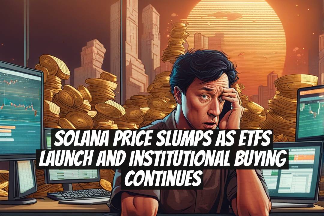 Solana price slumps as ETFs launch and institutional buying continues